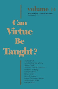 Can Virtue Be Taught?