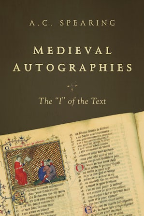 Medieval Autographies book image
