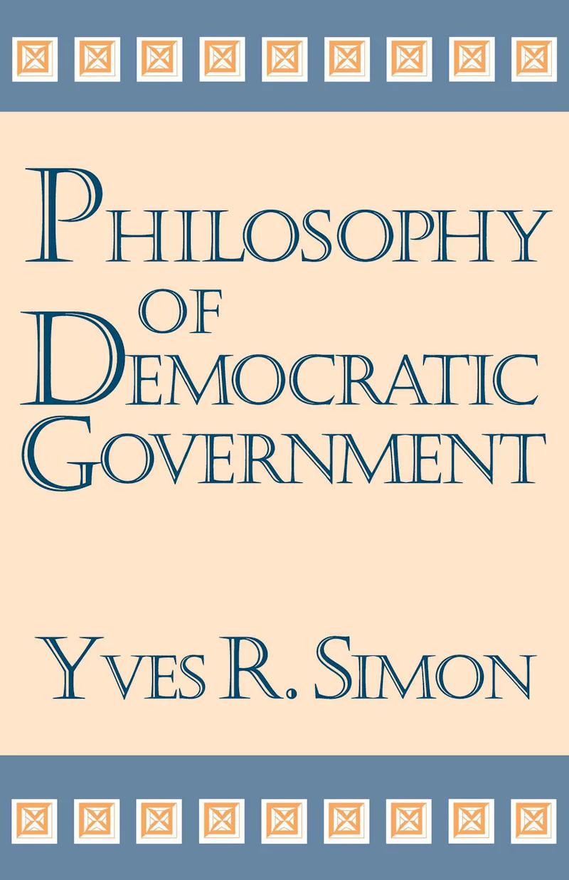 Philosophy Of Democratic Government